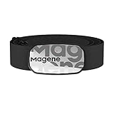 Magene H603 Pulsmesser Brustgurt HRM Fitness Tracker IP67 wasserdichte Unterstützung Bluetooth 4.2 und ANT+, Kompatibel Wahoo, Zwift, Strava, Elite HRV Weiß