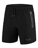 TCA Sporthose Herren kurz - Leichte Laufhose mit Reißverschlusstaschen - Sport...