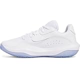 Under Armour Unisex UA Lockdown 7 Low Basketball Schuhe, White/White/Metallic...