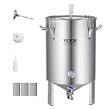 VEVOR Bierbrauanlage Bierbraugerät Kessel aus Edelstahl 60 L Bierfermenter,...