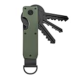 AtEaze Kompakter Schlüssel Organizer aus Metall für bis zu 6 Schlüssel...