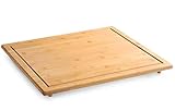 Kesper Schneidebrett aus Bambus, 56 x 50 x 3,1 cm (L x B x H)