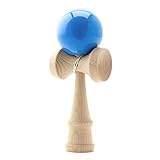 PRECORN Kendama Japanisches Geschicklichkeitsspiel blaue Kugel Holz-Spielzeug...