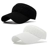 NHTJTHE 2pcs Visor Cap, Atmungsaktiv und Schweißabsorbierend Sommerkappe Kappe...