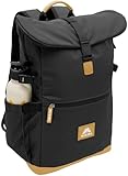 MIXIRL® Rolltop Rucksack Herren & Damen schwarz - Groß [30-35L]...