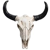 Garneck Harz Skulptur Handwerk Nachahmung Stierkopf Schädel Skulptur Wandbehang...