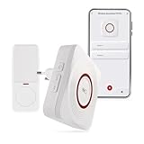 EMOS GoSmart - Smart Home Funkklingel/Türklingel Set mit App - WiFi - kabellos,...