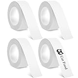 4 Rollen Etikettenhersteller-Band, Etiketten Selbstklebend, Wasserdicht Thermo...