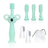 DUINIU 8-Teiliges Kinderzahnbürstenset, Zahnfleischmassagezahnbürste,...
