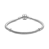 Pandora Moments Schlangen-Gliederarmband mit Zylinderverschluss aus...