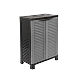 Kreher Kunststoffschrank Star hoch, 171 x 68 x 40 cm, mit 3 Einlegeböden,...