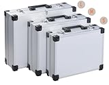 TrendLine Werkzeugkoffer 3er Set Alu Werkzeugkasten Alukoffer Universalkoffer