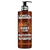 L'Oréal Men Expert XXL 3-in-1 Bartshampoo für Männer, Für Bart, Gesicht und...