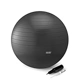 Amazon Basics Yoga- und Pilates-Übungsball, Durchmesser 58-66 cm, Schwarz