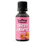 GymQueen Tasty Drops, Karamell, Flavour Drops ohne Kalorien, 30ml