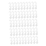 DEARMAMY 50stücke Maskenband Verlängerungshaken Verstellbare Ohren-schoner...