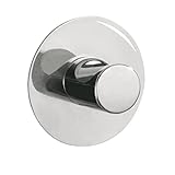 WENKO Wandhaken Savona - Handtuch-Haken, Kleiderhaken, selbstklebend, Edelstahl...