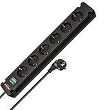 Brennenstuhl Bremounta Steckdosenleiste 6-Fach mit Schalter (Mehrfachsteckdose...