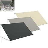 XINZI Wand-Markise Terrasse 200x143cm, Wetterfeste Sonnenschutzfolie...