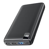 Hiluckey Powerbank 27000mAh Externer Akku: 22,5W Schnellladefunktion Power Bank...