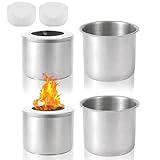 Brennkammer Set, Ethanol Brenner, Bioethanol Brennertopf, 6PCS Tischkamin...