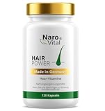 Haar Vitamine Haarausfall - 120 Kapseln I Hochdosiert mit Biotin, Zink, Selen,...