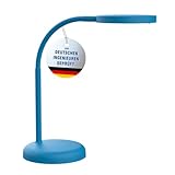 Maul Schreibtischlampe LED MAULjoy | Kleine Schreibtischlampe mit Standfuß |...