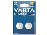 2x Varta Batterie Lithium Coin Knopfzelle CR2450