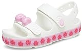 Crocs Unisex Kinder Crocband Cruiser Pet Sandal T Sandale, Pet White Pink Tweed,...