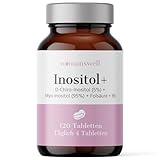 Inositol Kapseln (120 Stück) aus 5% D-Chiro-Inositol (DCI) und 95% Myo-Inositol...