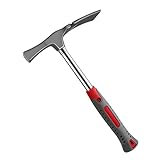C&T Maurerhammer, Mason's Hammer 600g mit Stahlrohrstiel B-Type | Berliner Form...