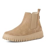Tamaris Damen Chelsea Leder Wechselfußbett; BEIGE, EU 39