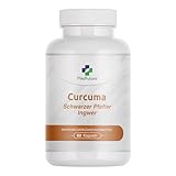 Kurkuma Kapseln 650mg Mit Schwarzem Pfeffer 10mg Und Ingwer 50mg - Hochdosierte...