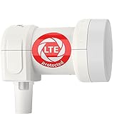 DUR-line +Ultra Single LNB - 1 Teilnehmer weiß - mit LTE-Filter [ Test SEHR GUT...