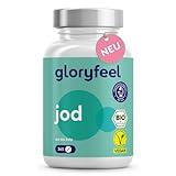 Jod aus Bio Kelp - 225µg Jod hochdosiert - 365 Tabletten - Zertifizierte...