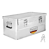 Trucky Aluminium Box mit Deckel Silber Alu Kiste Alukiste Auswahl Transportbox...