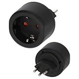Brennenstuhl Reisestecker/Reiseadapter (Reise-Steckdosenadapter zum Anschluss...