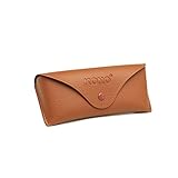 KONO Brillenetui Case Klassische Schutzhülle für Sonnenbrillen PU Leder Unisex...