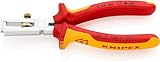 KNIPEX Abisolierzange mit Öffnungsfeder, universal isoliert mit...