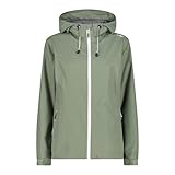 CMP Damen Giacca Da Pioggia Antistrappo Donna Con Cappuccio Fisso Regenjacke,...