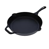 VICTORIA Bratpfanne Emaillierte Gusseisenpfanne Induction 30cm Bratpfanne...