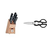 WMF Classic Line Messerblock mit Messerset 6-teilig & Küchenschere 21 cm,...
