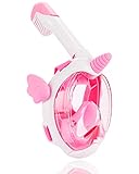Schnorchelmaske für Kinder,Tauchmaske 180-Grad-Sicht Einhorn Tauchermaske mit...