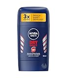 NIVEA MEN Dry Impact Deo Stick (50 ml), Anti-Transpirant für ein trockenes...