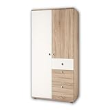WIKI Eleganter Babyzimmer Kleiderschrank 2-türig - Vielseitiger...