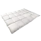 Mayaadi Home warme Daunendecke 200x220 cm | 2200g Bettdecke, 70% Gänsedaunen...
