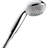 hansgrohe wassersparender Duschkopf Crometta 85, Sparduschkopf 6l/min,...