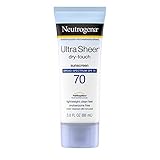 Neutrogena Ultra-Sheer Dry-Touch-Sonnenschutzmittel, SPF 70, 88 ml -...