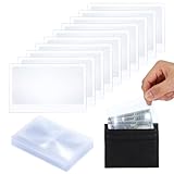 YUXIANLB 20 Stück Kunststff Leselupe Kreditkartengröße Lupe Taschenlupe...