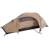 Mil-Tec Einmannzelt Recom (150x250cm) • Tunnelzelt für 1 Person •...